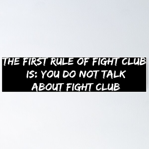 The First Rule of Chess Fight Club…. –