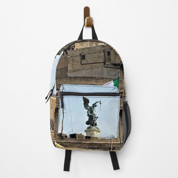 Item preview, Mausoleum of Hadrian Castle of the Holy Angel, Italian Flag, Rome Italy designed and sold by worldways.