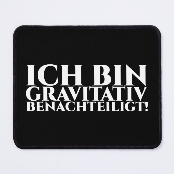 Item preview, I AM GRAVITATIVELY DISADVANTAGED - white lettering designed and sold by pASob-dESIGN.