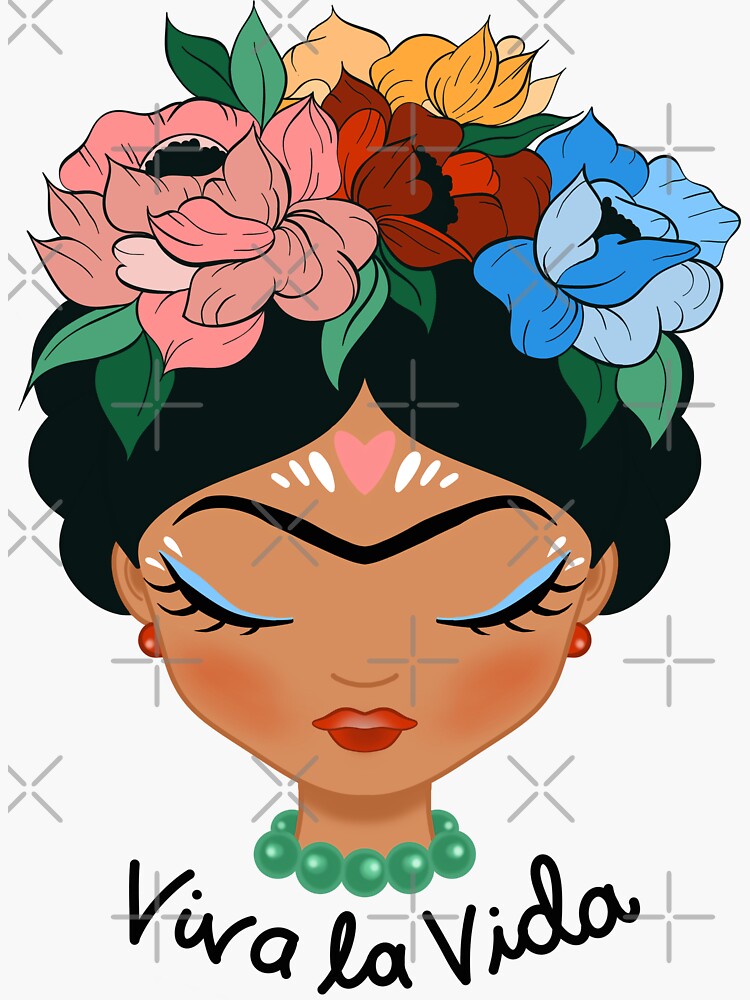 " VIVA LA VIDA" Sticker for Sale by MAYRAREINART77 Redbubble