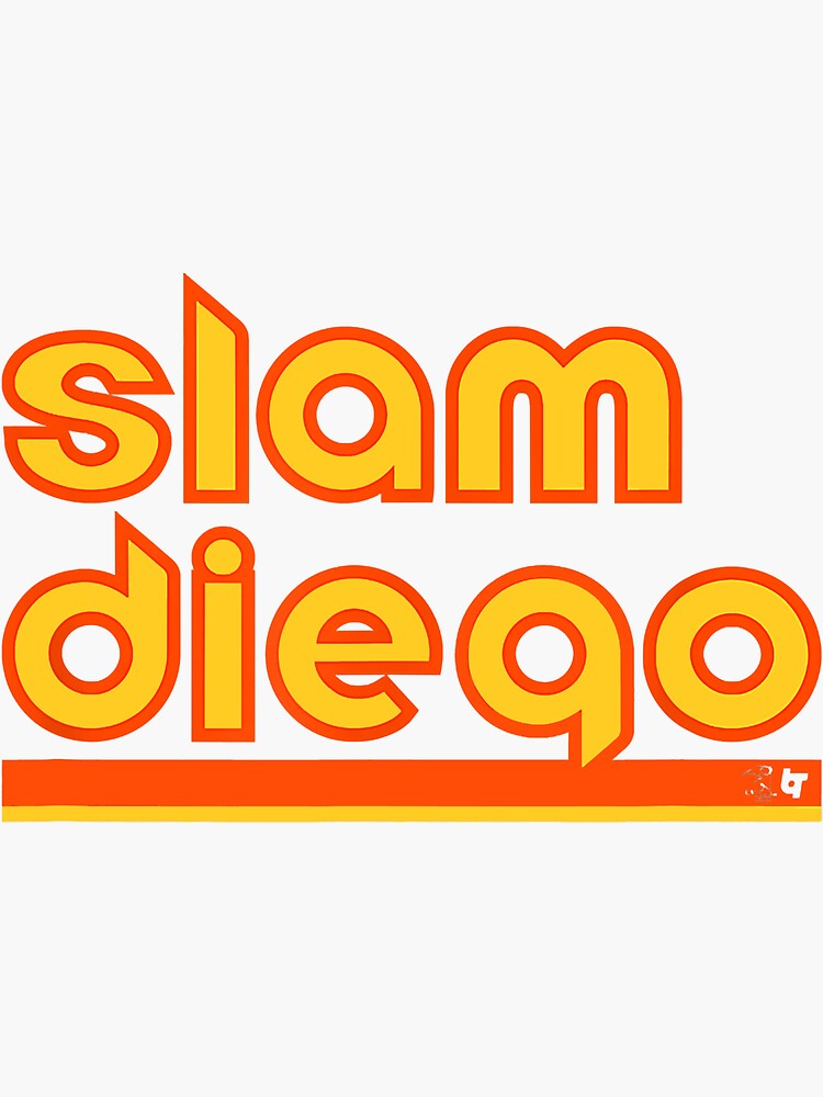 Officially licensed tatis & machado slam diego Sticker for Sale