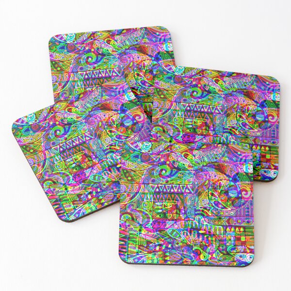 Item preview, Sketching Fantasy Art - Abstract Neon Shift 2 designed and sold by EDDArt.
