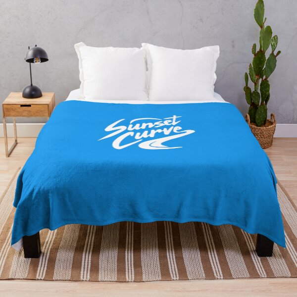 Item preview, Sunset Curve camiseta blanca con logo designed and sold by LarKohlhase.