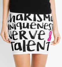 Charisma, Uniqueness, Nerve, & Talent Mini Skirt
