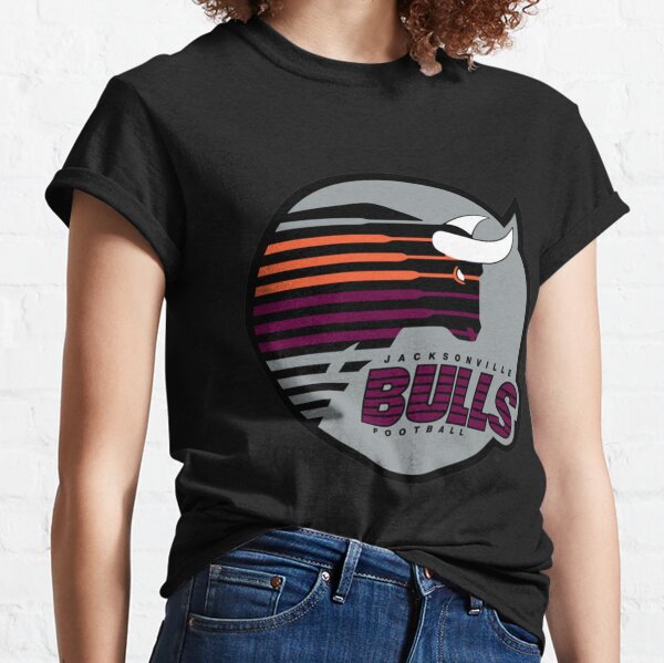 New Item Jacksonville Bulls American Football Logo T Shirt Size S-5XL