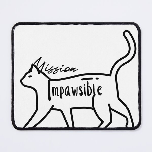 Item preview, Cats | mission impawsible-Essential tee shirts designed and sold by Umerchatha444.