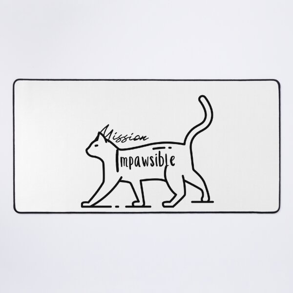 Item preview, Cats | mission impawsible-Essential tee shirts designed and sold by Umerchatha444.