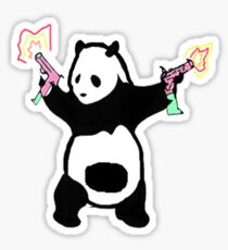 Pegatina Un panda enojado