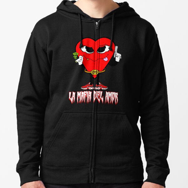 Sudadera roja la Mafia del Amor Khaled x Adrian Alley Edición Limitada