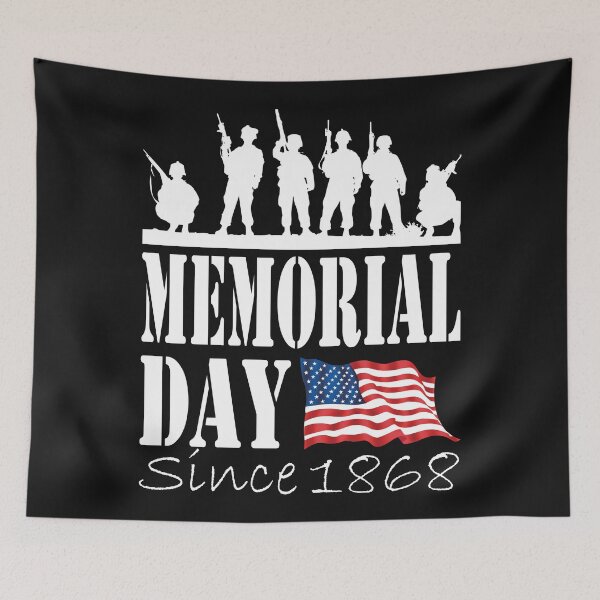 Item preview, Memorial day since 1868 - patriotic gifts & gift for 4th may in america designed and sold by Desibeau.
