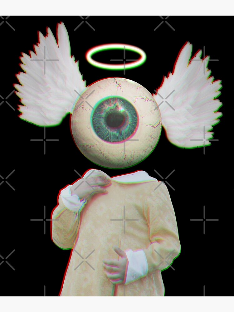 weirdcore #eye #🧿 #angels #wings #hello #sad?