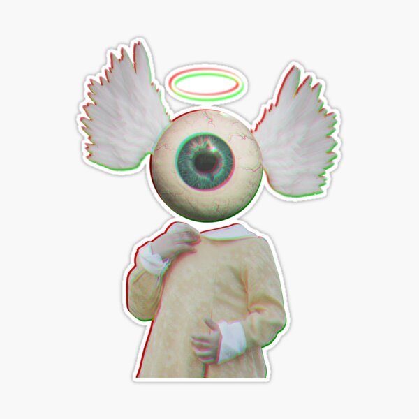 eyes eye weirdcore oddcore sticker by @somethingwixked