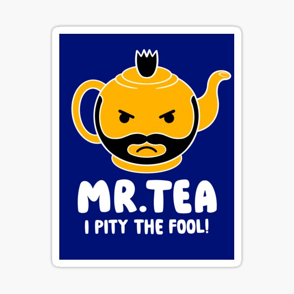 I pity the fool who doesn't like this Mr. T teapot