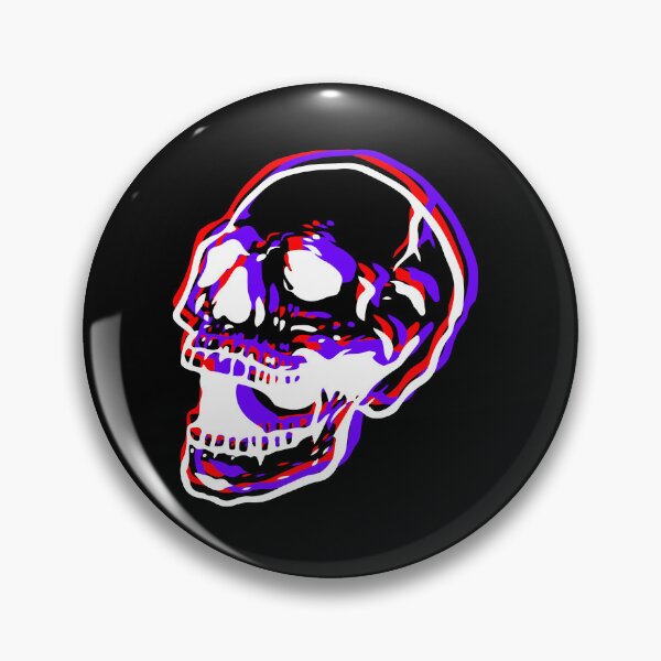 Item preview, Anaglyphic Skull 3D Graphic designed and sold by CreativeArts Studio.