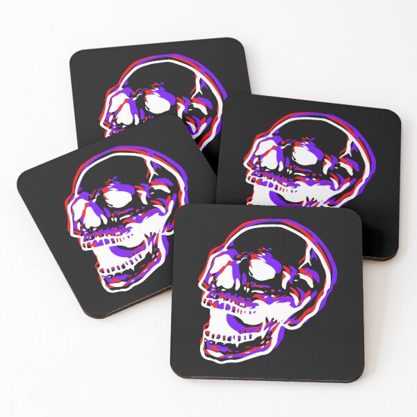 Item preview, Anaglyphic Skull 3D Graphic designed and sold by CreativeArts Studio.