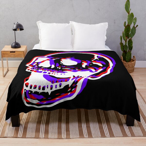 Item preview, Anaglyphic Skull 3D Graphic designed and sold by CreativeArts Studio.