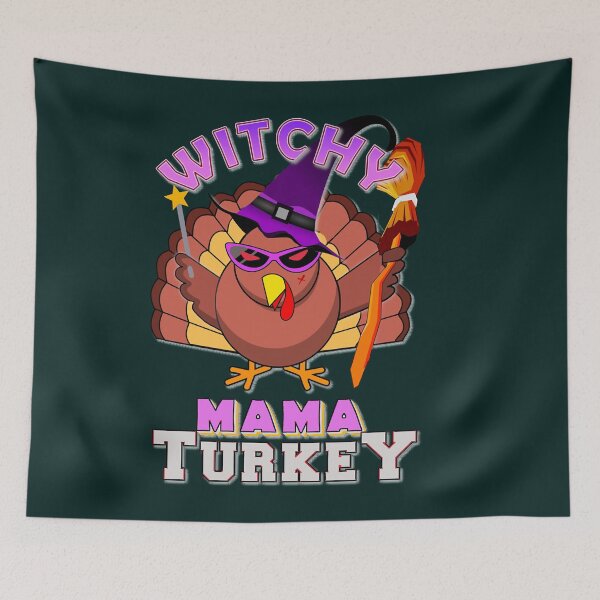 Item preview, Witchy mama turkey  - thanksgiving Fitted  designed and sold by MogTerrance.