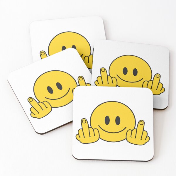Item preview, yellow middle finger offensive Emoji designed and sold by Beeroclock.