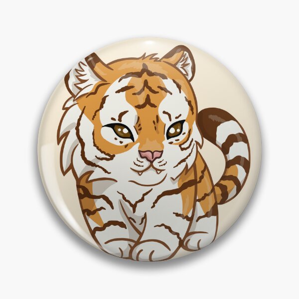 Item preview, Cute Golden Chibi Tiger designed and sold by PlumeHarfang.