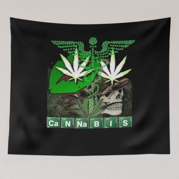 Item preview, Skull Marijuana- Cannabis - Weed. designed and sold by BestDesignbySof.