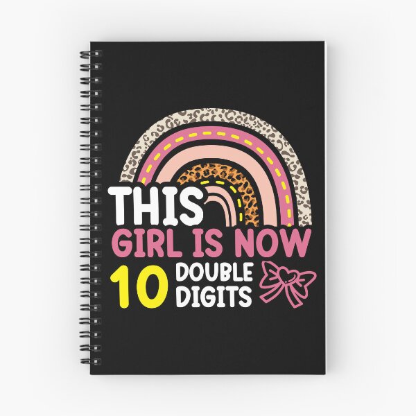 Item preview, This Girl is Now 10 Double Digits Birthday Boho Rainbow designed and sold by TH3--DESIGNER.