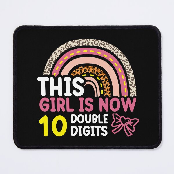 Item preview, This Girl is Now 10 Double Digits Birthday Boho Rainbow designed and sold by TH3--DESIGNER.