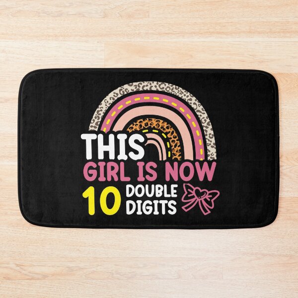 Item preview, This Girl is Now 10 Double Digits Birthday Boho Rainbow designed and sold by TH3--DESIGNER.