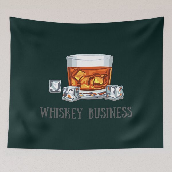 Item preview, Whiskey Business, Risky Business Pun  designed and sold by MogTerrance.