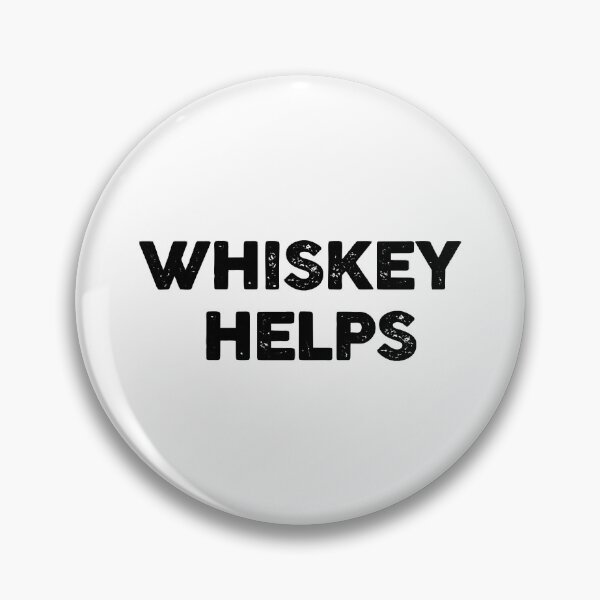 Item preview, Whiskey Helps Sticker designed and sold by MogTerrance.