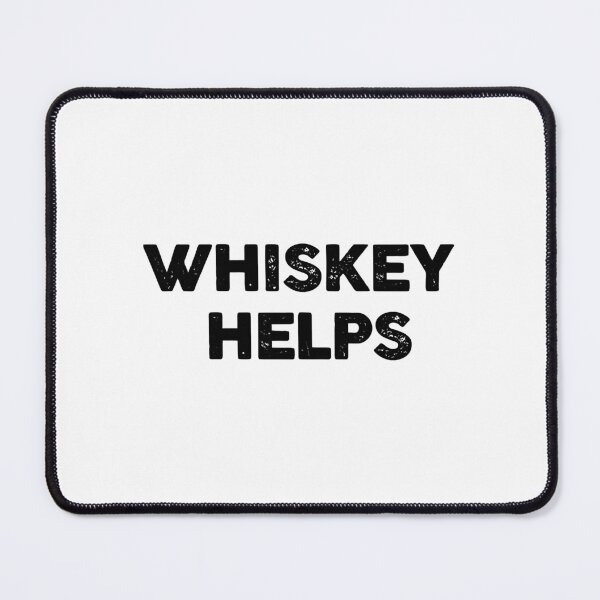 Item preview, Whiskey Helps Sticker designed and sold by MogTerrance.
