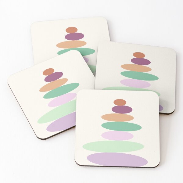 Item preview, Minimalist Colorful Stones designed and sold by cerenalkan.