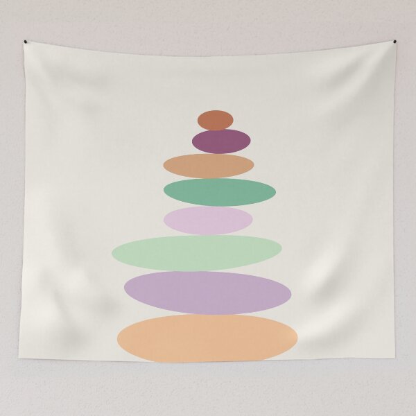 Item preview, Minimalist Colorful Stones designed and sold by cerenalkan.