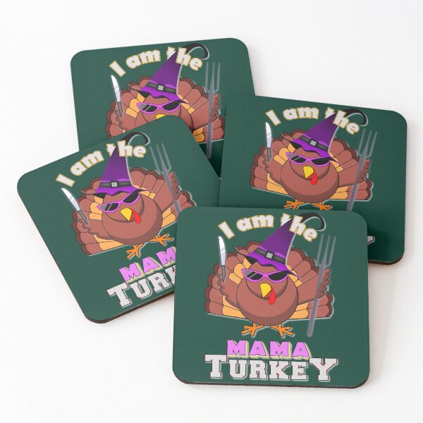 Item preview, I am the mama turkey - thanksgiving Fitted  designed and sold by MogTerrance.