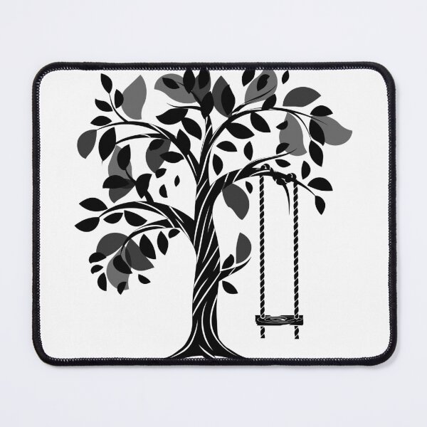 Item preview, Black  tree with rope swing designed and sold by ReflectedCrafts.