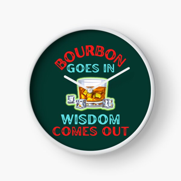 Item preview, Bourbon Goes In Wisdom Comes Out For Bourbon Lovers Classic  designed and sold by MogTerrance.