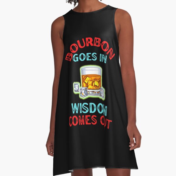 Item preview, Bourbon Goes In Wisdom Comes Out For Bourbon Lovers Classic  designed and sold by MogTerrance.