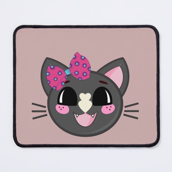Item preview, Beautiful cute kitten with vintage style bow and heart nose designed and sold by EMIPRINCESS.