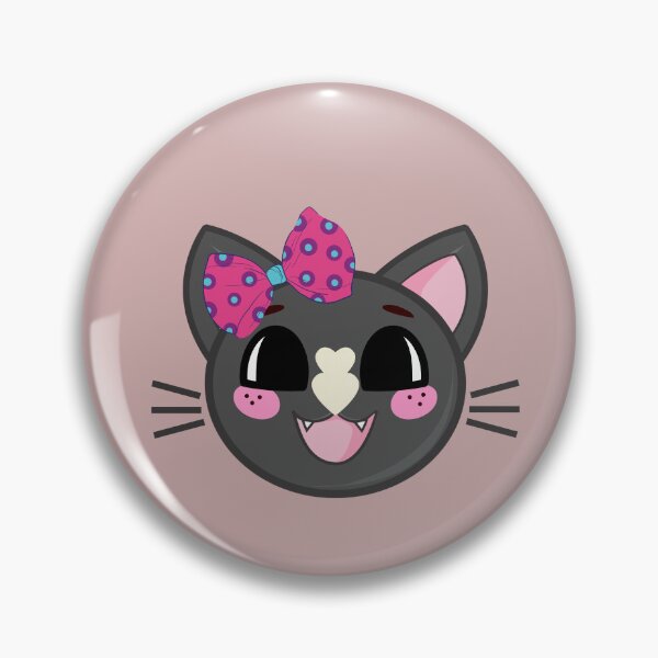 Item preview, Beautiful cute kitten with vintage style bow and heart nose designed and sold by EMIPRINCESS.