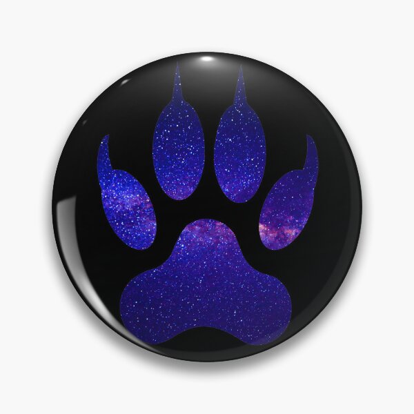Item preview, Wolf Paw Blue and Pink Galaxy designed and sold by MMwolfdogden.