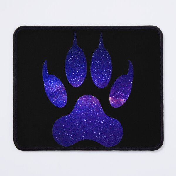 Item preview, Wolf Paw Blue and Pink Galaxy designed and sold by MMwolfdogden.