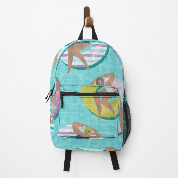 Item preview, vintage women swimming in pool pattern designed and sold by Beeroclock.