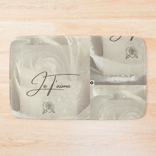 Item preview, JeT'aime White Rose Design designed and sold by ForscarlettPub.