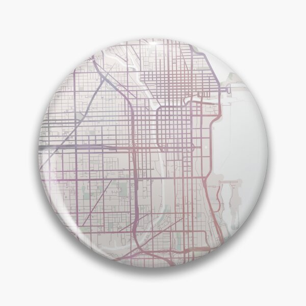 Item preview, Chicago Illinois Map, Charleston City, South Carolina USA City designed and sold by TheRedFinch.