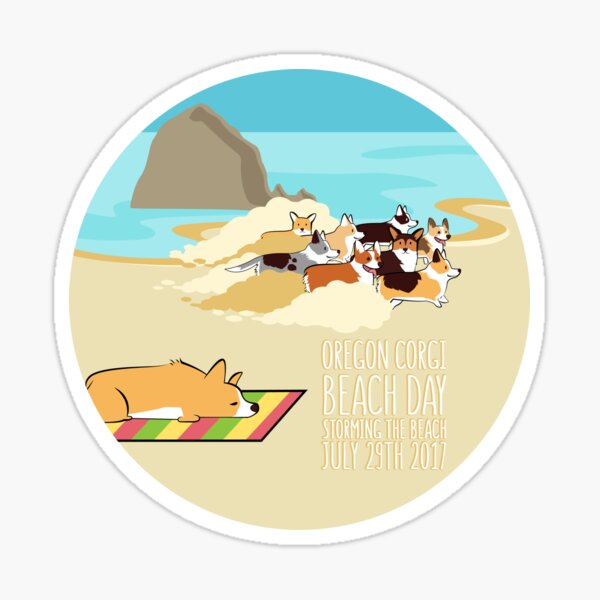 Item preview, 2017 - Corgi Storm - Round designed and sold by PortlandCorgi.