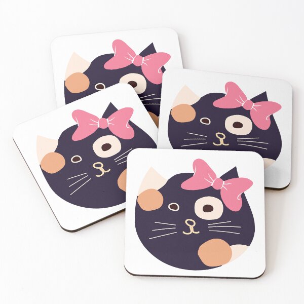 Item preview, Cat face with spots with bow. For different people, what is attractive is what is different. designed and sold by EMIPRINCESS.