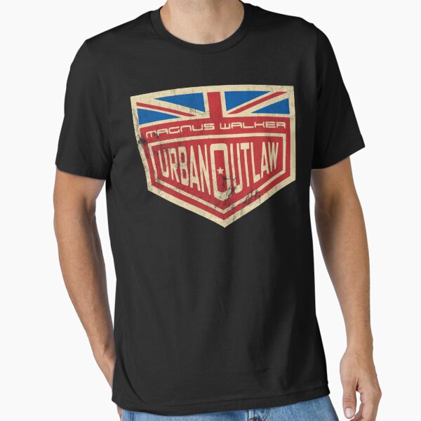 Item preview, Magnus Walker Urban Outlaw Vintage logo Essential T-Shirt designed and sold by JoshThielmann.