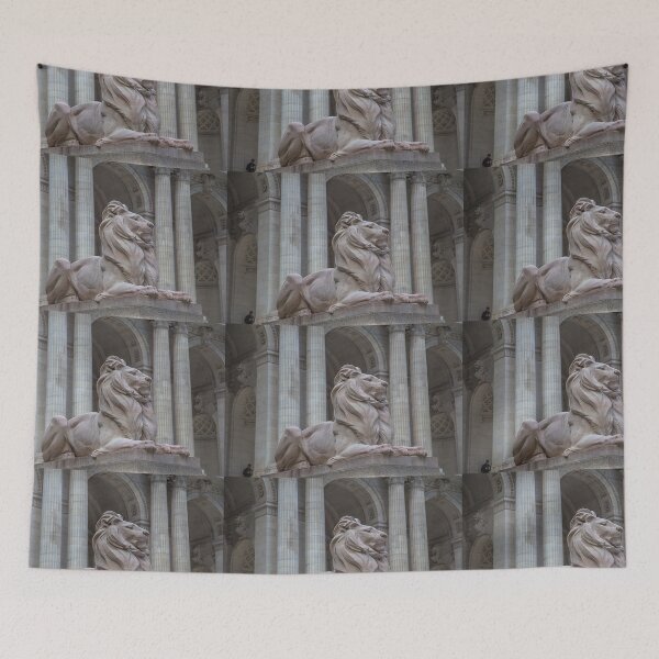 Item preview, USA. New York City. Public Library. Lion. designed and sold by vadim19.
