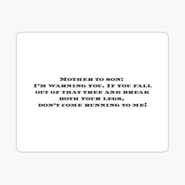 Item preview, A Mothers Warning designed and sold by MrCsStores.