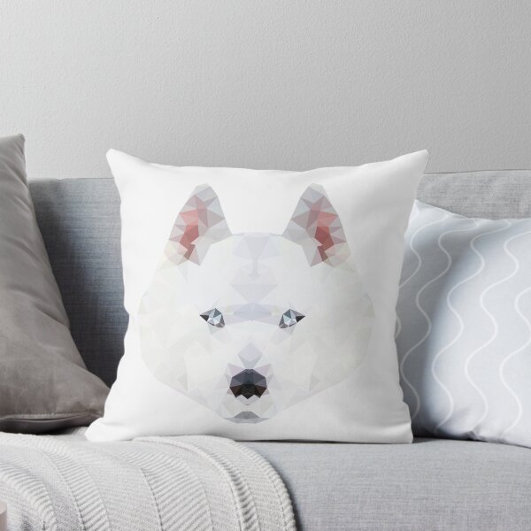 Item preview, polygonal husky illustration designed and sold by zizimentos.