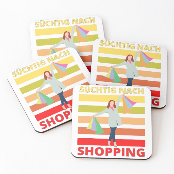 Item preview, Addicted to shopping(German). designed and sold by JockArts.